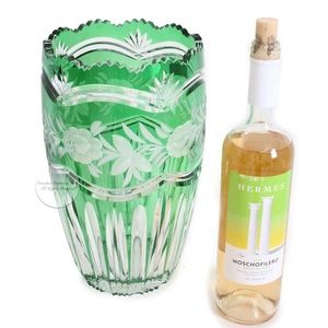 Vintage Lausitzer Bleikristall Lead Crystal Vase